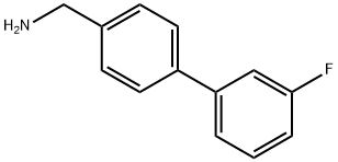C-(3'-FLUORO-BIPHENYL-4-YL)-METHYLAMINE HYDROCHLORIDE 结构式