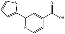 2-(5-Acetylthiophen-2-yl)-isonicotinic acid 化学構造式