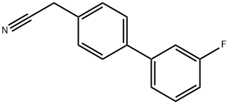 3'-fluoro-[1,1'-Biphenyl] -4-acetonitrile Structure