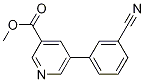 methyl 5-(3-cyanophenyl)pyridine-3-carboxylate Structure