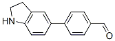 4-(Indolin-5-yl)benzaldehyde 结构式