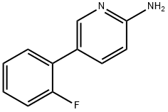 5-(2-FLUOROPHENYL)-2-PYRIDINAMINE Structure