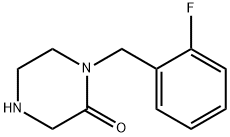 1-(2-FLUOROBENZYL)PIPERAZIN-2-ONE Struktur