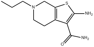 Thieno[2,?3-?c]?pyridine-?3-?carboxamide, 2-?amino-?4,?5,?6,?7-?tetrahydro-?6-?propyl- Structure