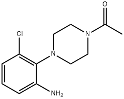 2-(4-Acetyl-piperazin-1-yl)-3-chloroaniline Structure
