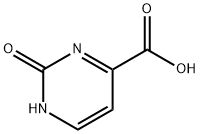 2-オキソ-3H-ピリミジン-4-カルボン酸 化学構造式