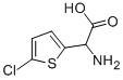 AMINO-(5-CHLORO-THIOPHEN-2-YL)-ACETIC ACID 化学構造式