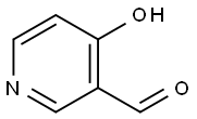4-羟基-3-吡啶甲醛 结构式