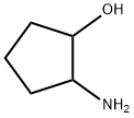 2-アミノシクロペンタンオール 化学構造式