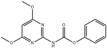 4,6-二甲氧基-2-(苯氧基羰基)氨基嘧啶,89392-03-0,结构式