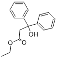 3-ヒドロキシ-3,3-ジフェニルプロピオン酸エチル 化学構造式