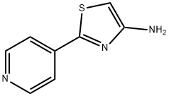 2-PYRIDIN-4-YL-THIAZOL-4-YLAMINE Structure