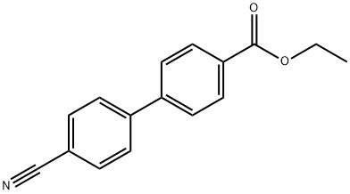 ETHYL 4'-CYANOBIPHENYL-4-CARBOXYLATE Struktur