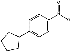 BENZENE, 1-CYCLOPENTYL-4-NITRO- 结构式