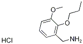 (3-Methoxy-2-propoxyphenyl)methanaminehydrochloride Structure