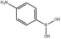 4-氨基苯硼酸, 89415-43-0, 结构式