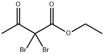 2,2-二溴-3-氧代丁酸乙酯 结构式