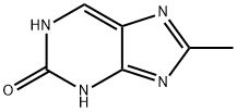 Purin-2-ol, 8-methyl- (7CI) Struktur
