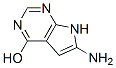 7H-Pyrrolo[2,3-d]pyrimidin-4-ol, 6-amino- (7CI) Struktur