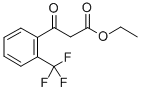 3-OXO-3-(2-TRIFLUOROMETHYLPHENYL)PROPIONIC ACID ETHYL ESTER Structure