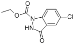 ETHYL 5-CHLORO-3-OXO-2,3-DIHYDRO-1H-INDAZOLE-1-CARBOXYLATE 结构式