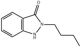 2-丁基-2,3-二氢-1H-吲唑-3-酮 结构式