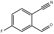 2-氰基-5-氟苯甲醛 结构式