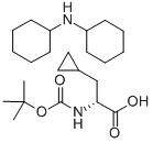 BOC-D-CYCLOPROPYLALANINE-DCHA 化学構造式