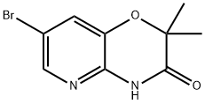 7-BROMO-2,2-DIMETHYL-2H-PYRIDO[3,2-B][1,4]OXAZIN-3(4H)-ONE|7-溴-2,2-二甲基-2H-吡啶并[3,2-B]-1,4-恶嗪-3(4H)-酮