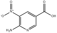 6-アミノ-5-ニトロニコチン酸 化学構造式