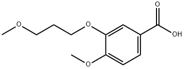 4-Methoxy-3-(3-methoxypropoxyl)benzoic acid Structure