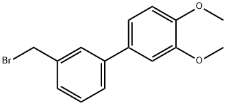 3'-溴甲基-3,4-二甲氧基联苯,895242-33-8,结构式