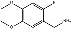 2-BROMO-4,5-DIMETHOXYBENZYLAMINE Structure