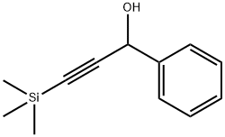 1-苯基-3-三甲基硅烷-2-丙炔-1-醇 结构式