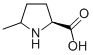 (2S)-5-METHYLPYRROLIDINE-2-CARBOXYLIC ACID Struktur