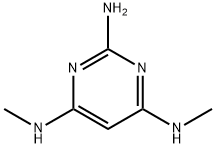 N4,N6-dimethyl-pyrimidine-2,4,6-triamine Struktur
