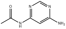 N-(6-amino-pyrimidin-4-yl)-acetamide Struktur