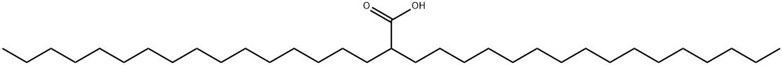2-ヘキサデシルオクタデカン酸 化学構造式