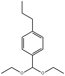 4-プロピルベンズアルデヒドジエチルアセタール 化学構造式