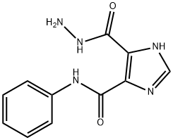5-HYDRAZINOCARBONYL-3H-IMIDAZOLE-4-CARBOXYLIC ACID PHENYLAMIDE Structure