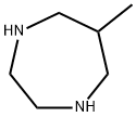 6-甲基-1,4-二氮杂环庚烷, 89582-17-2, 结构式