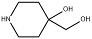 4-(ヒドロキシメチル)-4-ピペリジノール 化学構造式