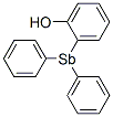 TRIPHENYLANTIMONY HYDROXIDE Structure