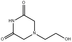 2,6-Piperazinedione,4-(2-hydroxyethyl)-(7CI) Structure