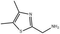 (4,5-二甲基噻唑-2-基)甲胺,89601-18-3,结构式