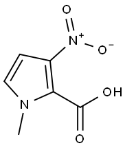 2-CARBOXYLATE-1-METHYL-3-NITROPYRROLE Struktur