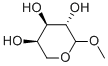 甲基-Β-D-吡喃阿拉伯糖苷 结构式