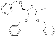 2,3,5-TRI-O-BENZYL-D-RIBOFURANOSE Structure