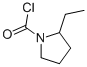 1-Pyrrolidinecarbonyl chloride, 2-ethyl- (9CI) Structure