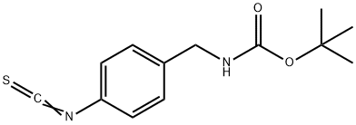 4-(BOC-AMINOMETHYL)PHENYL ISOTHIOCYANATE 化学構造式